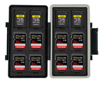 Футляр защитный для 12 SD и 12 CFexpress Type A карт памяти
