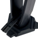 Настольная подставка для наушников с банджи для мыши, USB хабом и RGB подсветкой, чёрный цвет